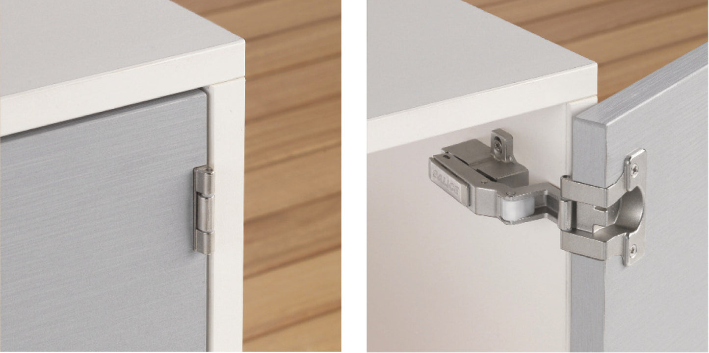 Single Pivot Institutional Hinge, Salice, 270° Opening Angle, Self Close