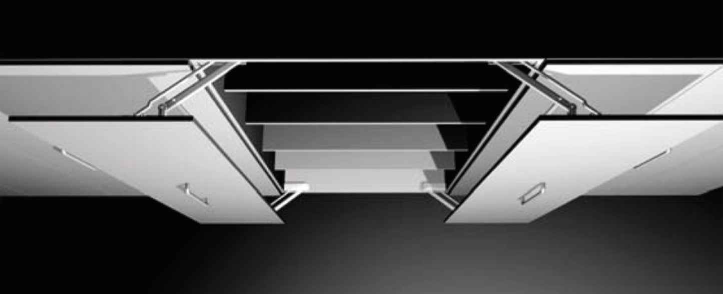 Lateral Swing Fitting, Swingfront 20 FB, for wooden or narrow aluminum frame doors