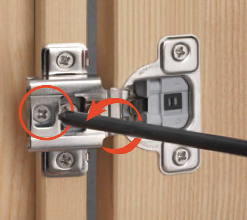 Concealed Hinge, Salice Excenthree 3-Cam, 106° Opening Angle, Soft Close, 1/2" Overlay