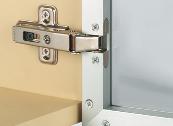 Aluminum Frame Door Hinge, Salice, 105° Opening Angle, Self Closing, Full Overlay