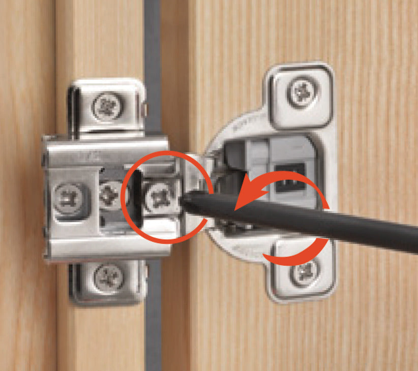 Concealed Hinge, Salice Excenthree 3-Cam, 106° Opening Angle, Soft Close, 1/2" Overlay