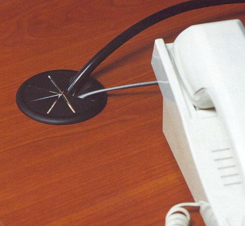 Plastic Cable Grommet, One-Piece, Flexi-Top