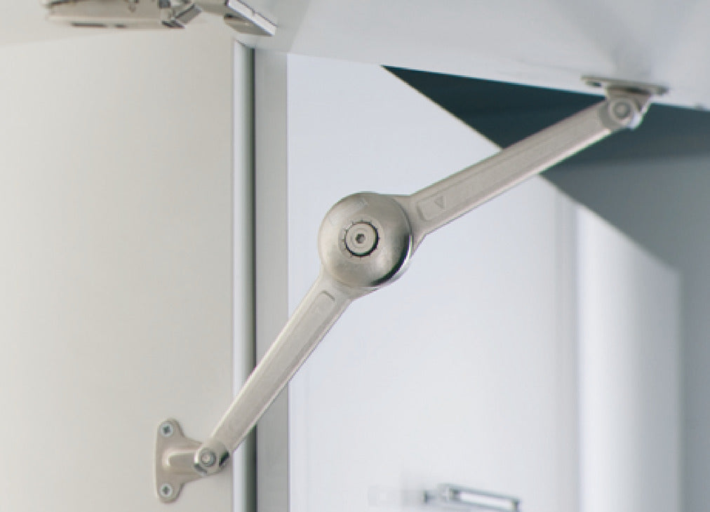 Swing-Up Fitting, Duo Forte Complete Set for Wood & Aluminum
