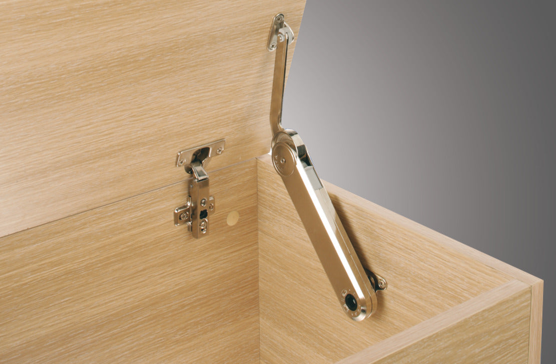 Maxi Chest Stay, Maxi up, for lids made of wood or with aluminum frame