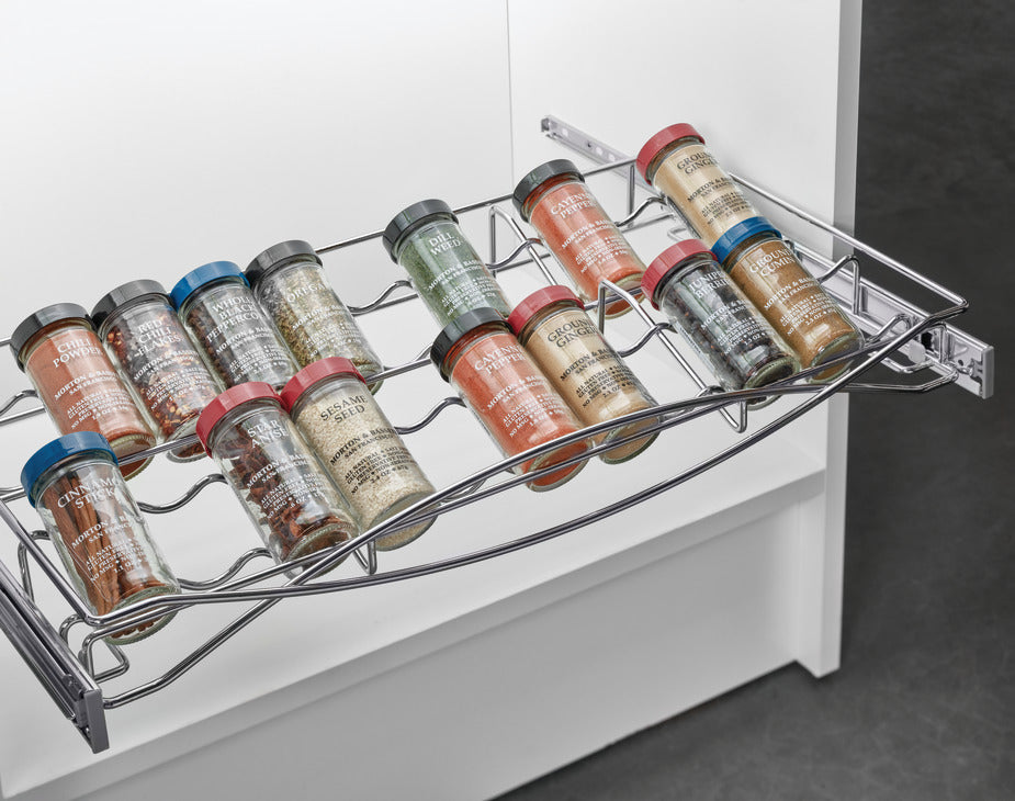 Pull-out Spice Tray, with Full Extension Slides
