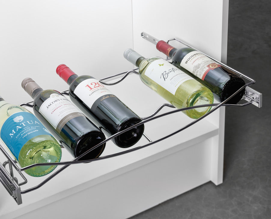 Pull-out Wine Tray, with Full Extension Slides