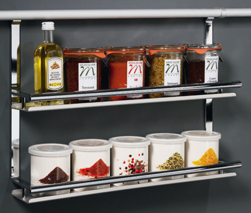 Spice Rack, Backsplash Railing System