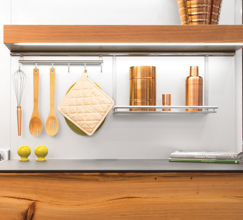 Spice Rack, Backsplash Railing System