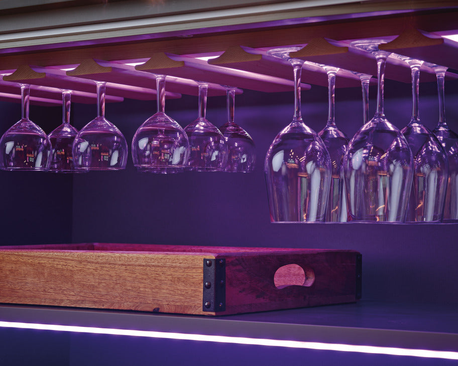 Stemware Rack, Wooden Cabinet Accessory
