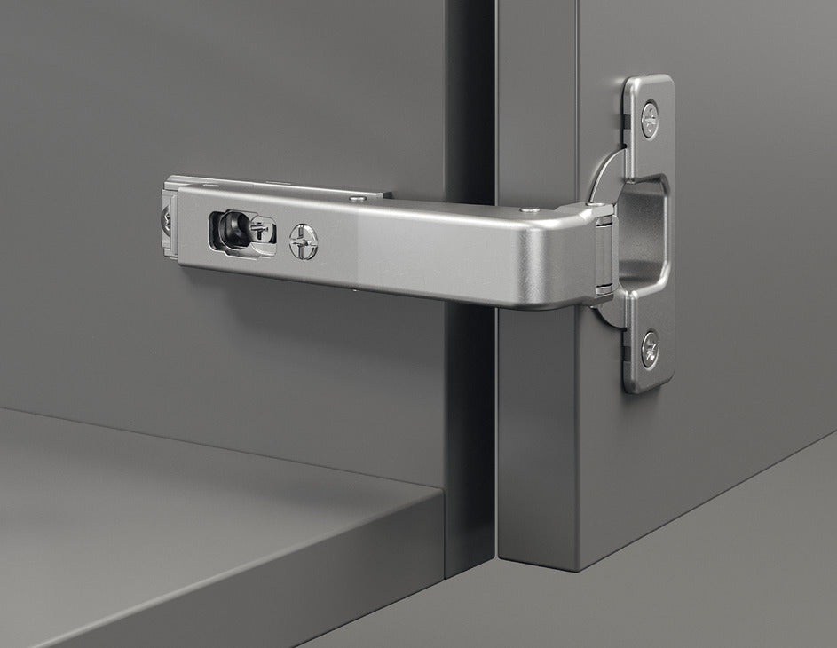 Blind Corner Concealed Hinge, Salice, 94° Opening Angle, Self Close, Inset Mounting, Nickel-Plated