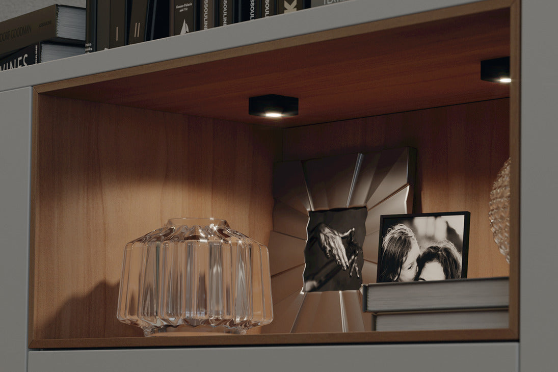 Modular Puck Light, Monochrome, HÃ¤fele Loox5 LED 3090, aluminum, 24 V