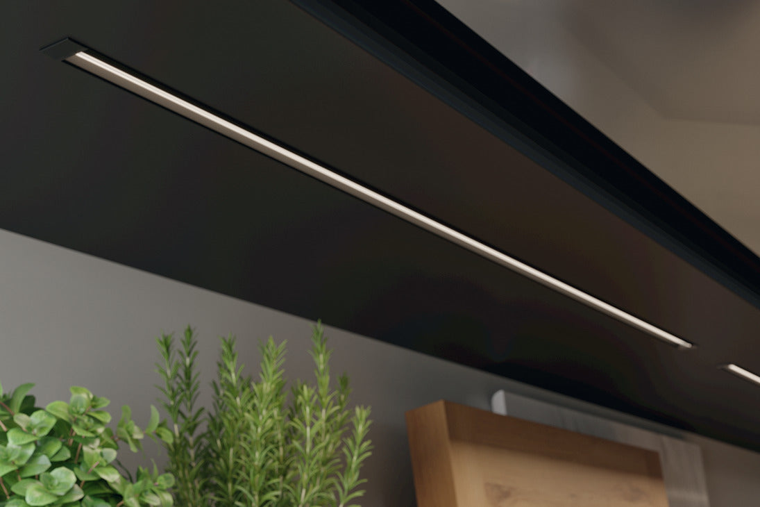 Profile for recess mounting, HÃ¤fele Loox5 Profile 1106, for LED strip lights