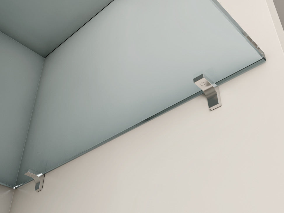 Shelf Support, For glass shelves, for screw fixing into drill hole Ø 5 mm