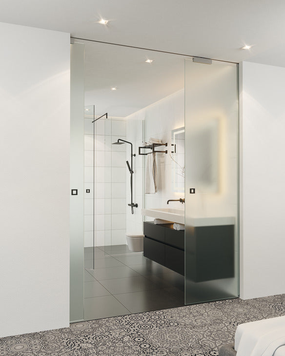 Track set, for Slido D-Line11 pocket door solution