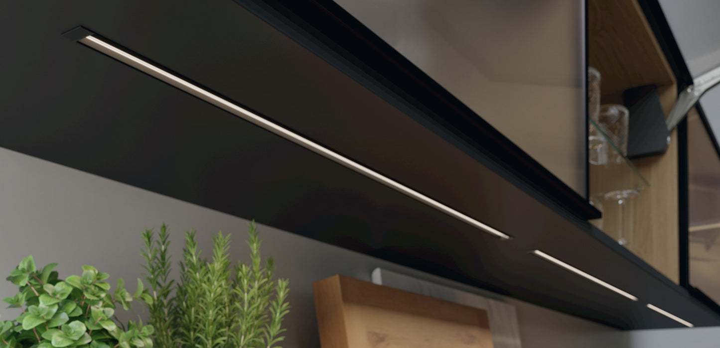 Profile for recess mounting, HÃ¤fele Loox5 Profile 1106, for LED strip lights