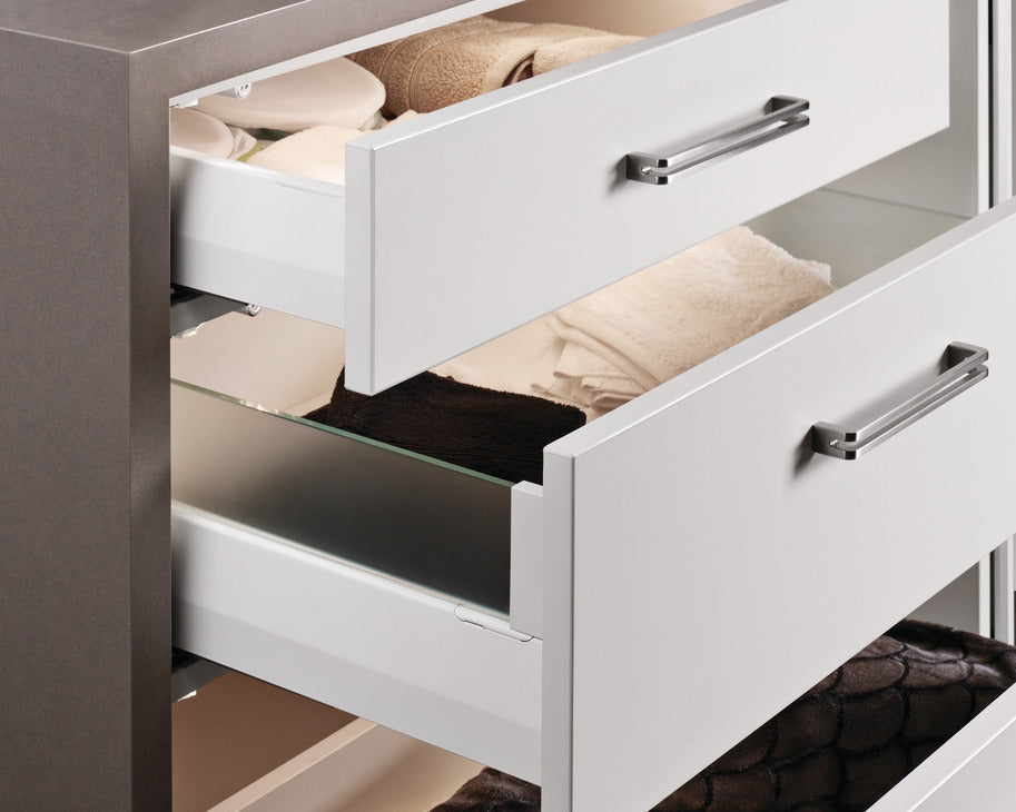 Glass panel, For HÃ¤fele Matrix Box P drawer side runner system
