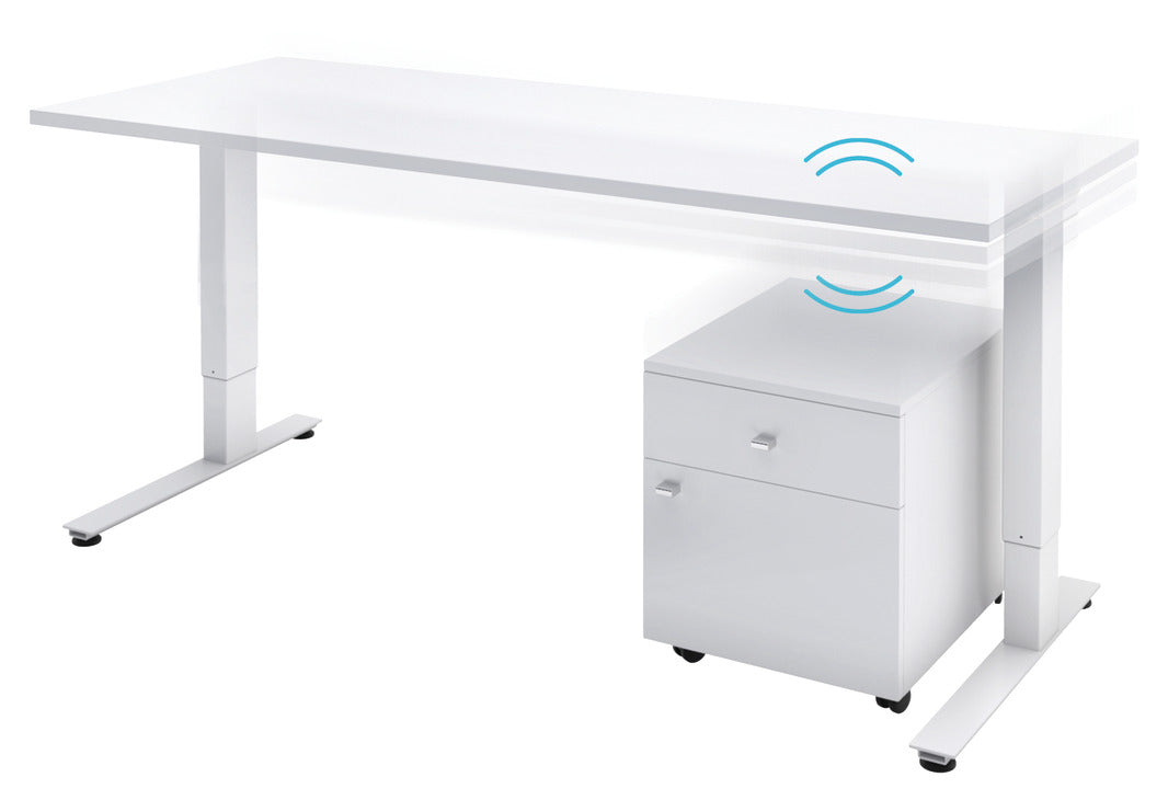 Essential Base 2, Electric Adjustable Table Base with Collision Mitigation Sensor