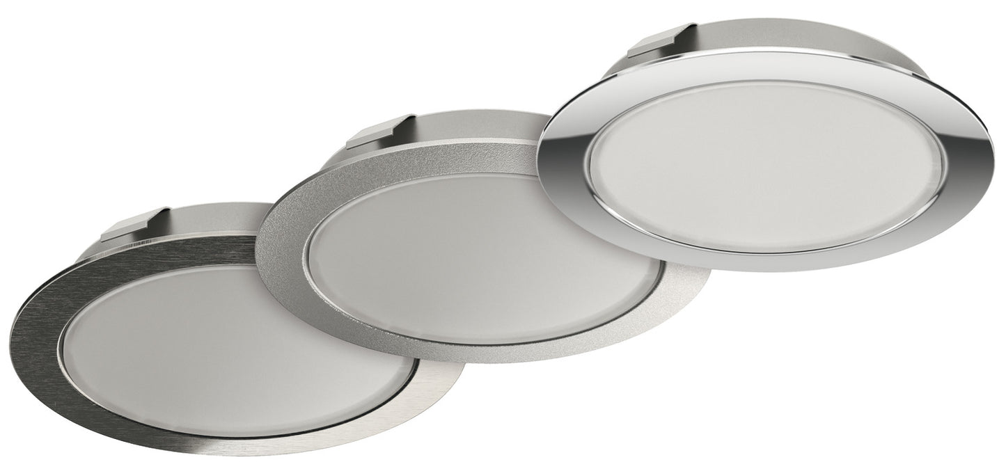 Recess/Surface Mounted Downlight, Monochrome, Loox LED 2047, 12 V