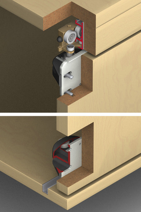 Sliding Door Hardware, Hawa Aperto 40/F, set