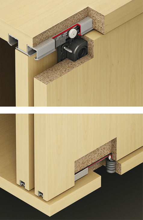 Sliding Door Hardware, Hawa Clipo 26 H IF, set
