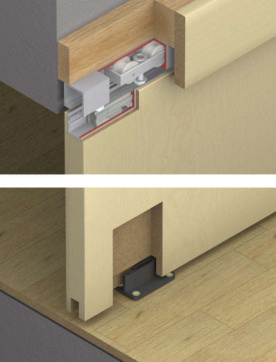 Sliding Door Hardware, Hawa Junior 40/B, set