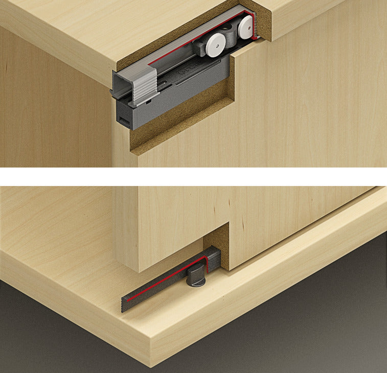 Sliding Door Hardware, Hawa Clipo 16 HM IF, set