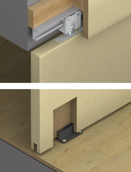 Sliding Door Hardware, HAWA Media 70, set