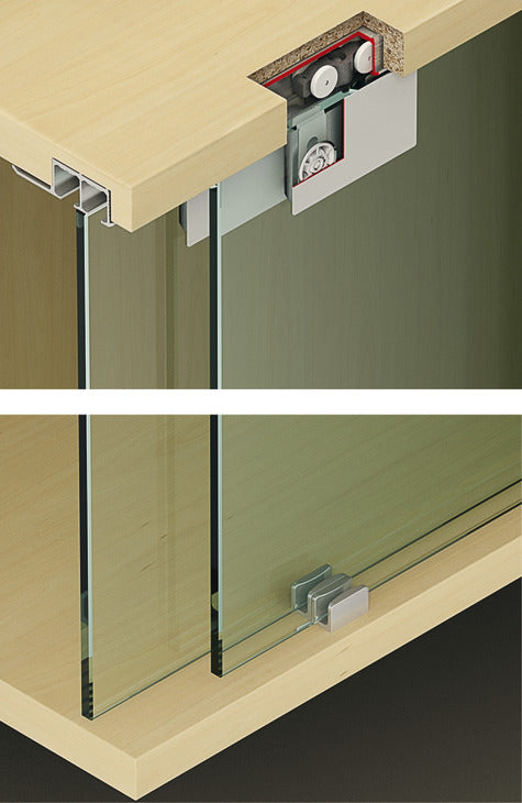 Sliding Door Hardware, Hawa Clipo 16 GS IF, set