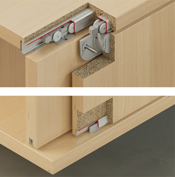 Sliding Door Hardware, Slido F-Line21 20C, set