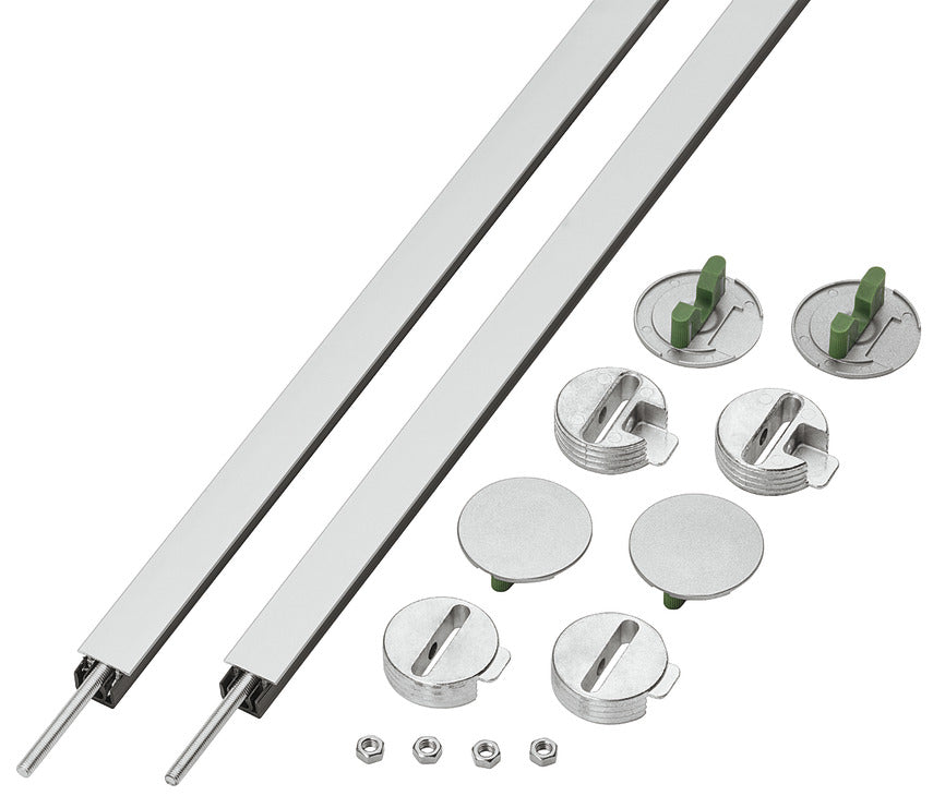 Straightening fitting, HÃ¤fele Planomix, set, for wooden doors