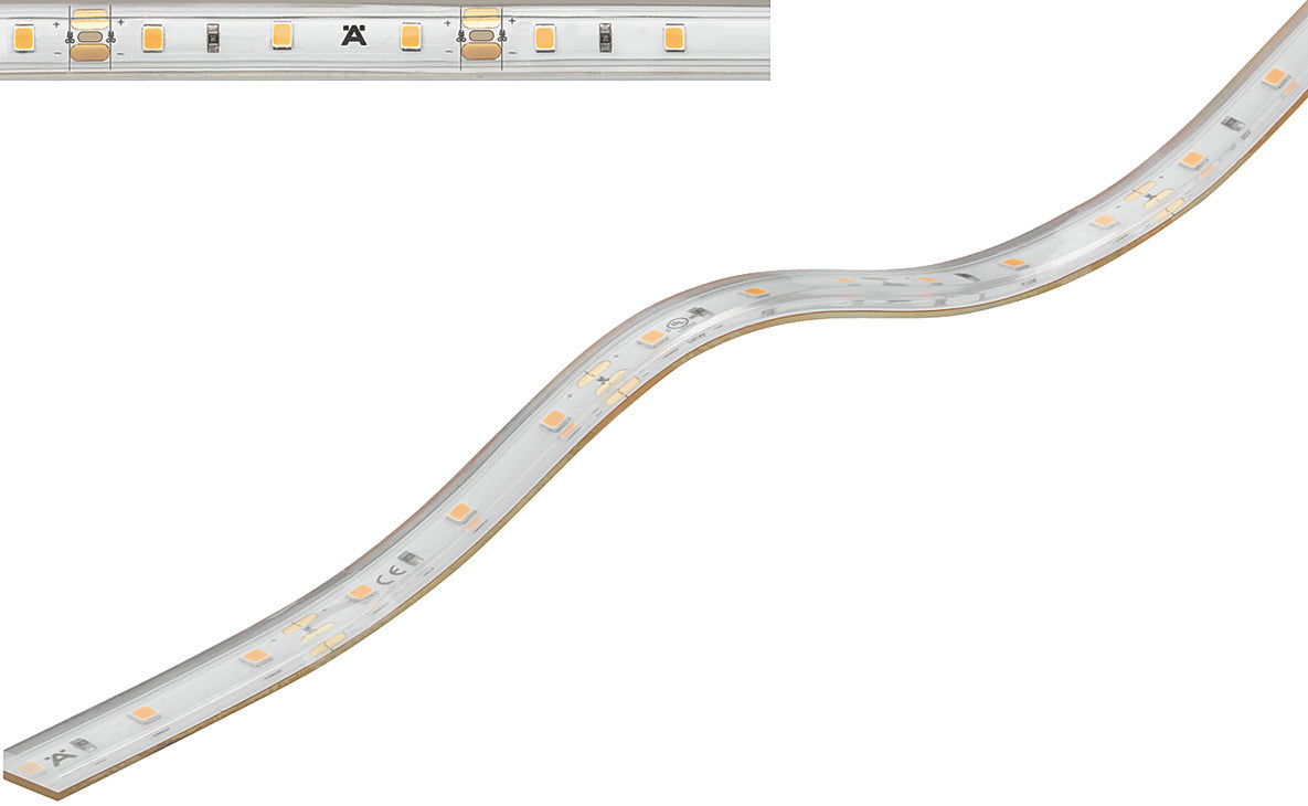 LED strip light with silicone sleeve, HÃ¤fele Loox5 LED 2063, 12 V, monochrome, (5/16") 8 mm