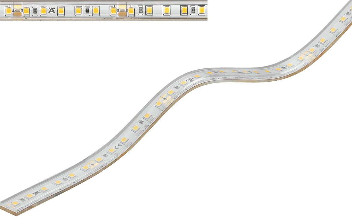 LED strip light with silicone sleeve, HÃ¤fele Loox5 LED 3043, 24 V, monochrome, (5/16") 8 mm