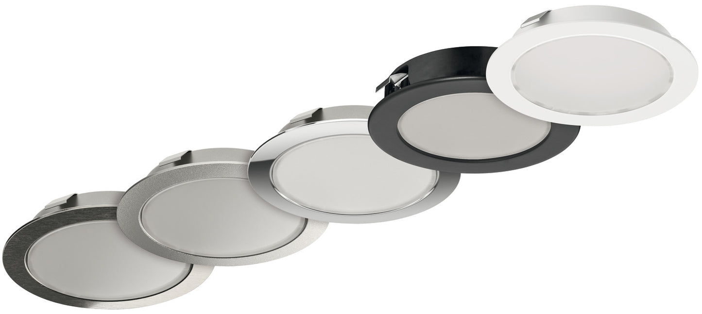 Recess/Surface Mounted Downlight, Monochrome, Loox LED 2047, 12 V
