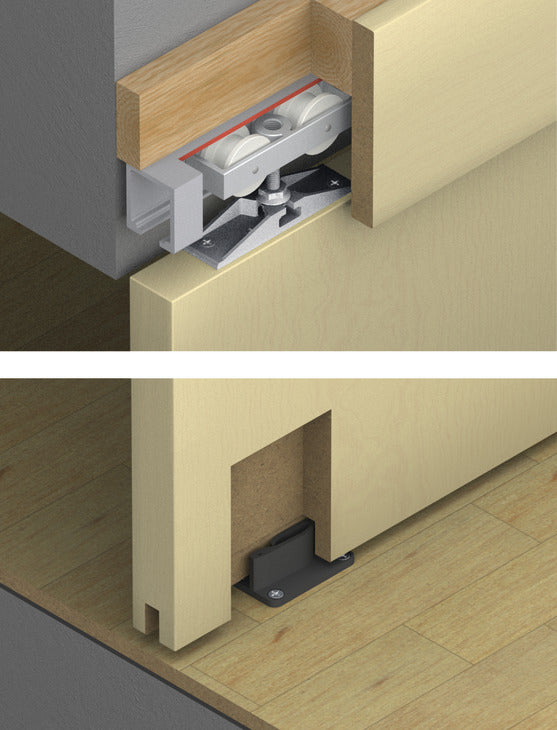 Sliding Door Hardware, Hawa Junior 80/Z, set
