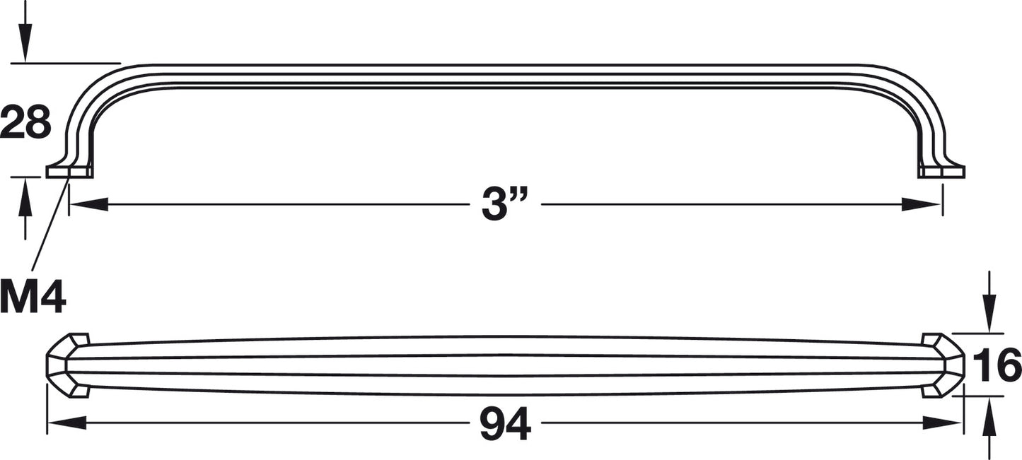 Handle, Zinc