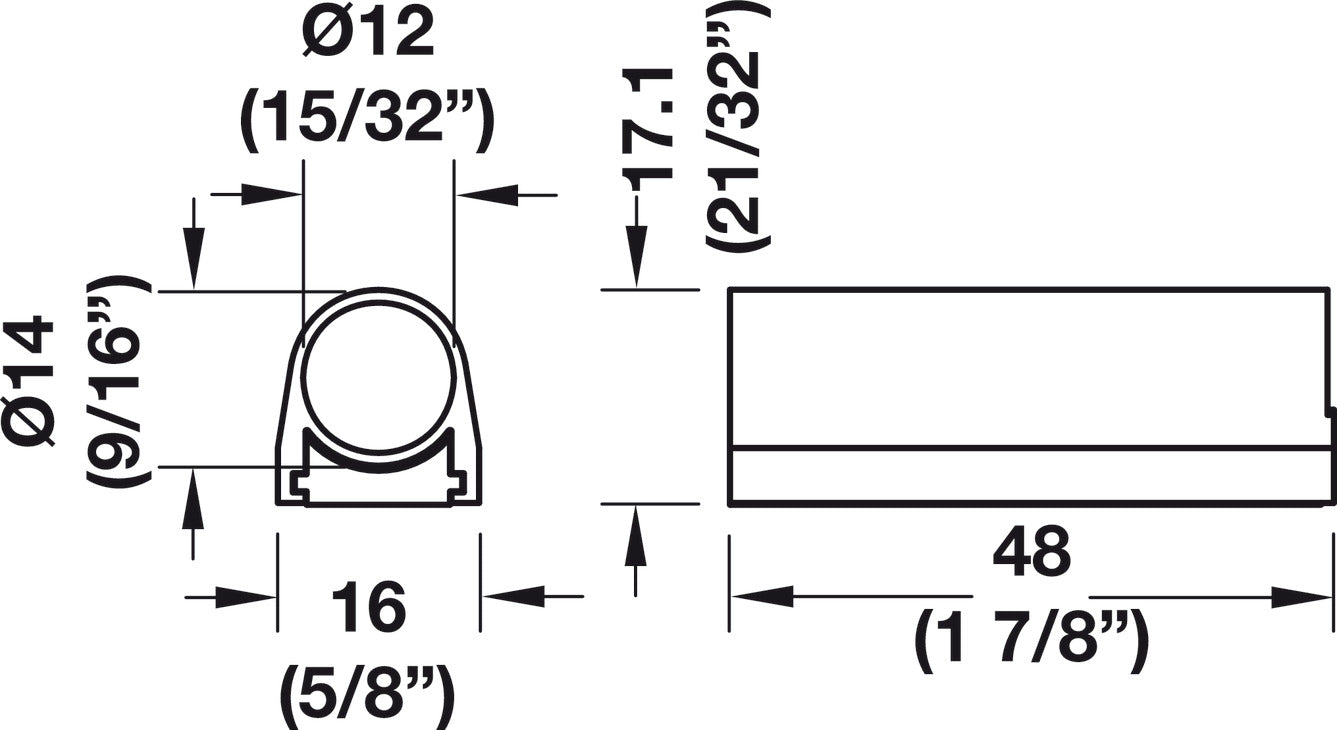 Housing for Switch, for Surface Mounting