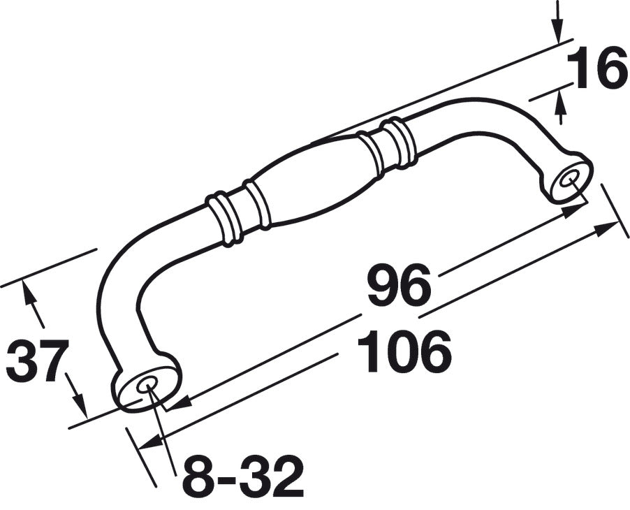 Handle, Zinc