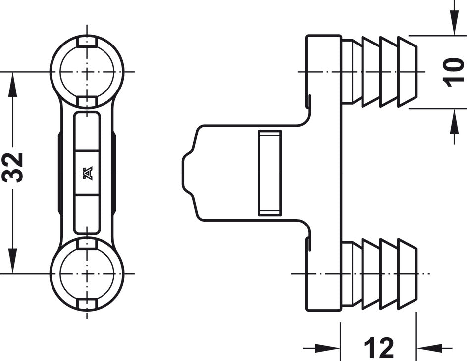 Drawer Front Fixing Bracket, HÃ¤fele Matrix Box P