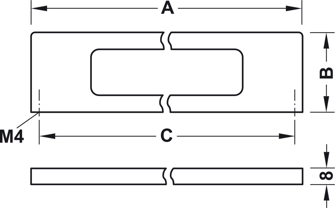 Handle, Aluminum/Stainless Steel