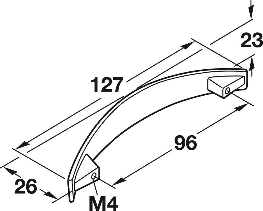 Handle, Zinc