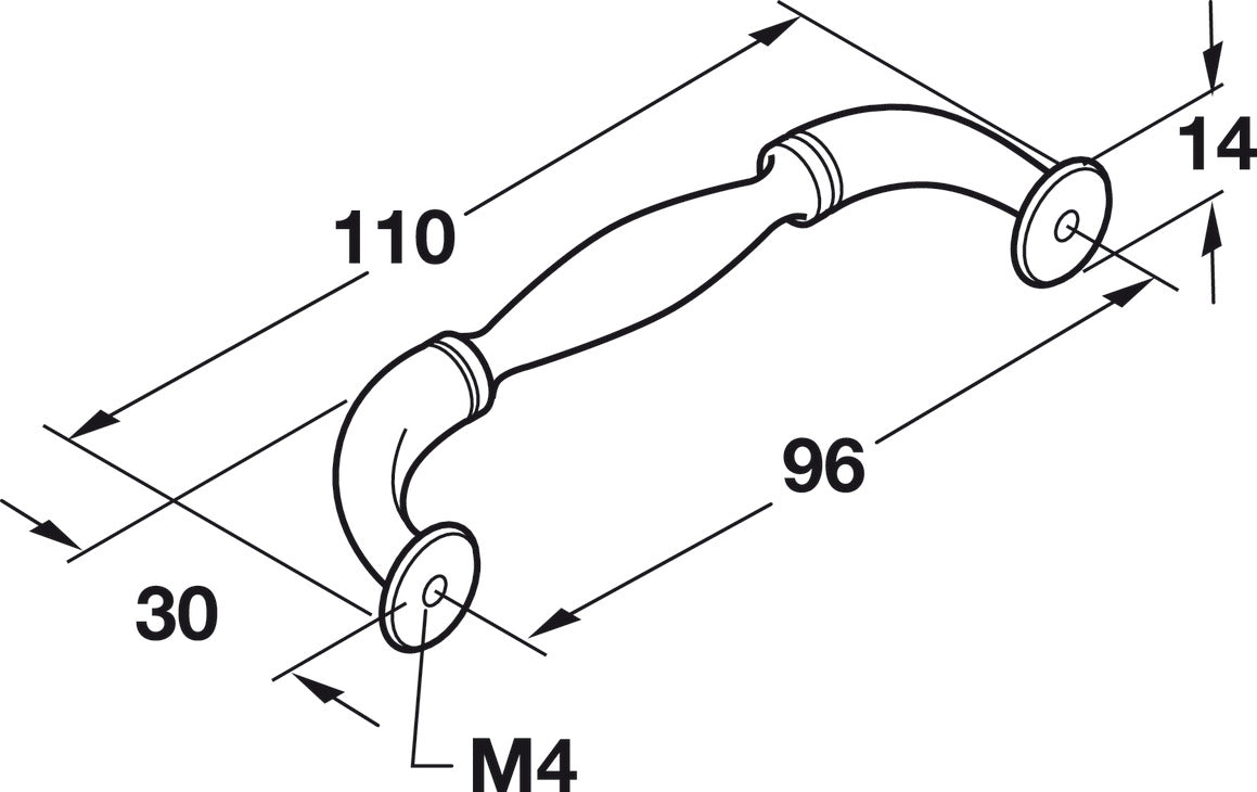 Handle, Zinc