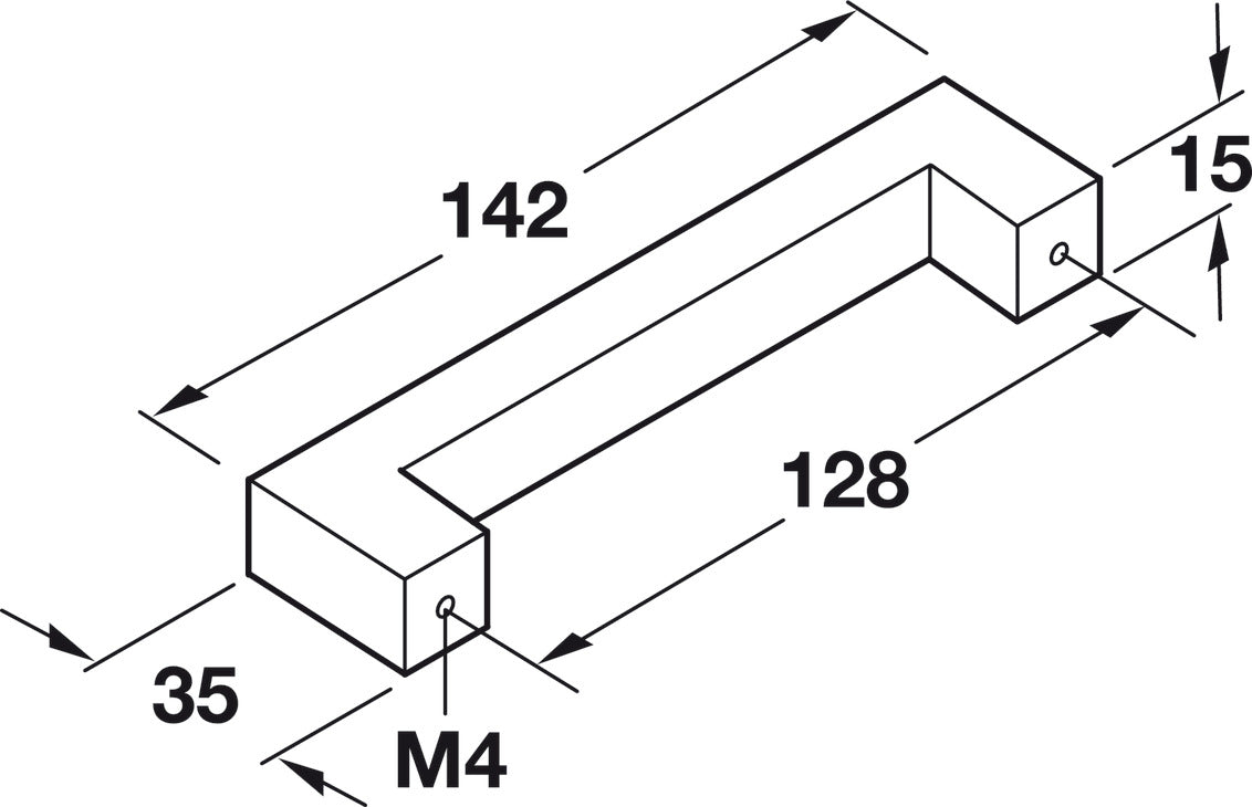 Handle, Zinc