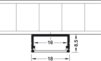 Aluminum Profile, for Surface Mounting