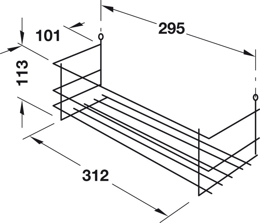 Basket, Multi-Purpose, Three-Sided