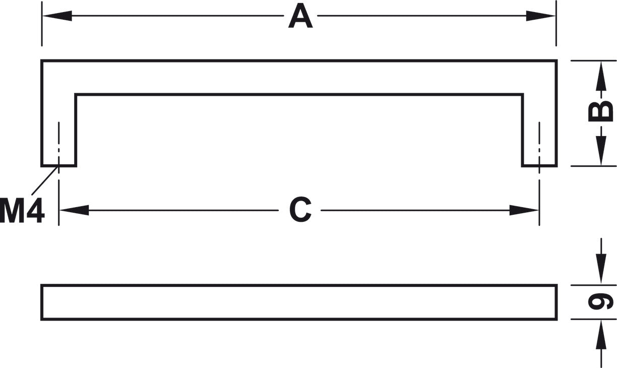 Handle, Zinc