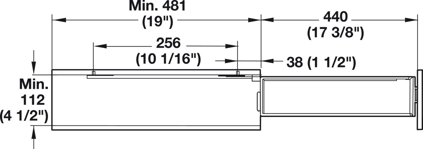 Base Cabinet Pull-Out, 3-Tier, 90°