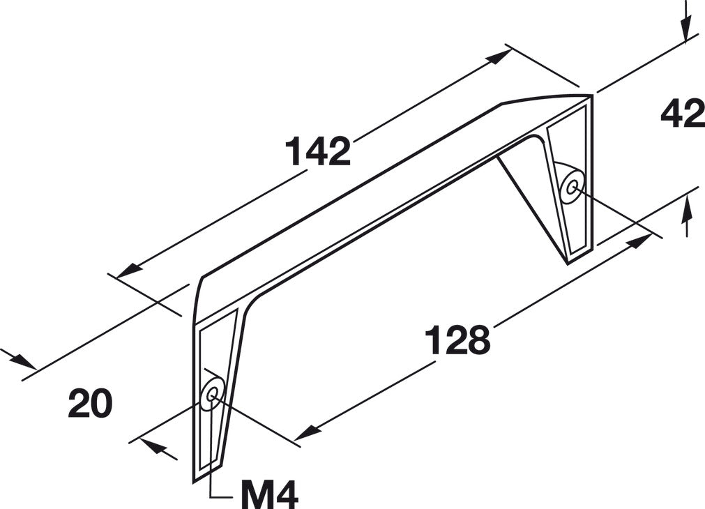 Handle, Zinc