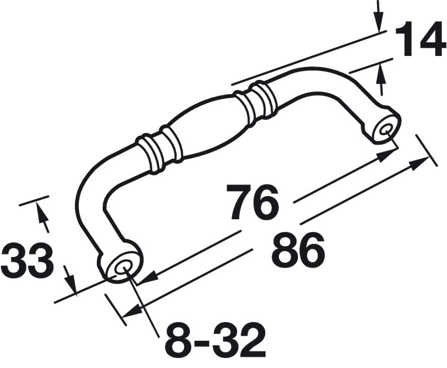 Handle, Zinc
