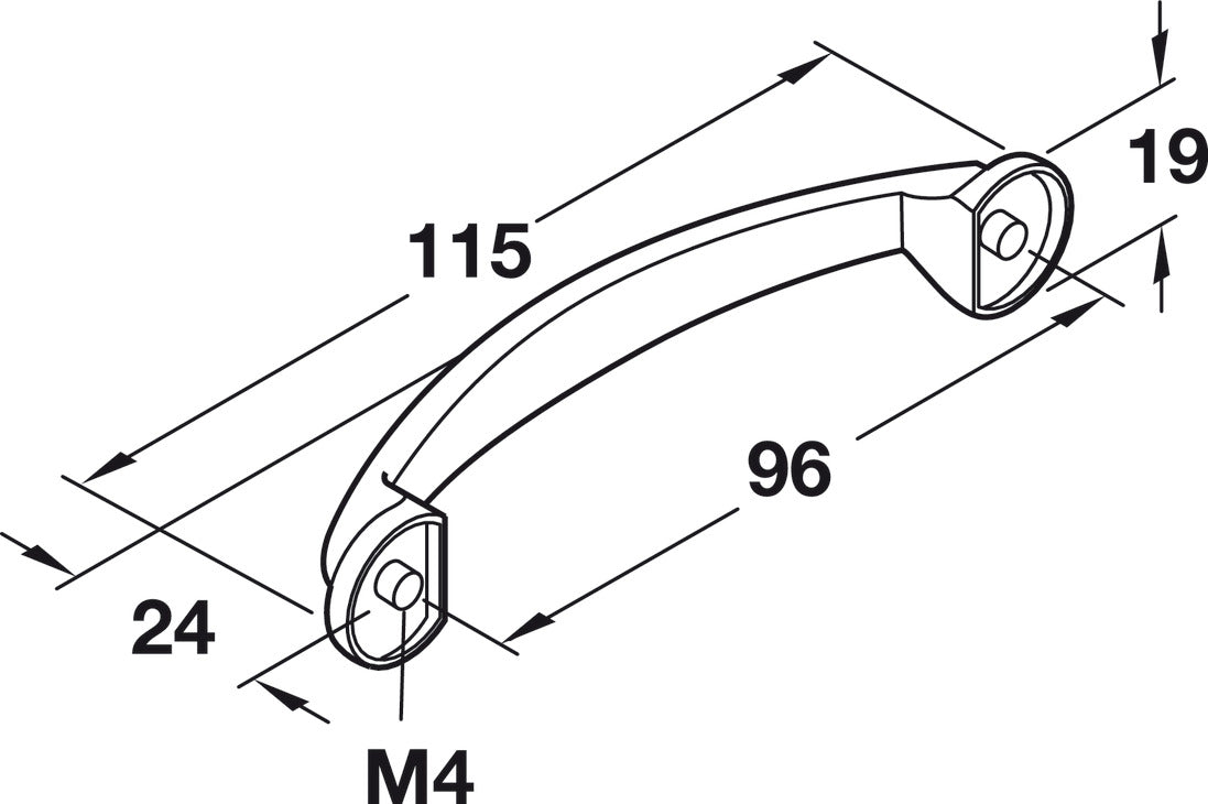 Handle, Zinc