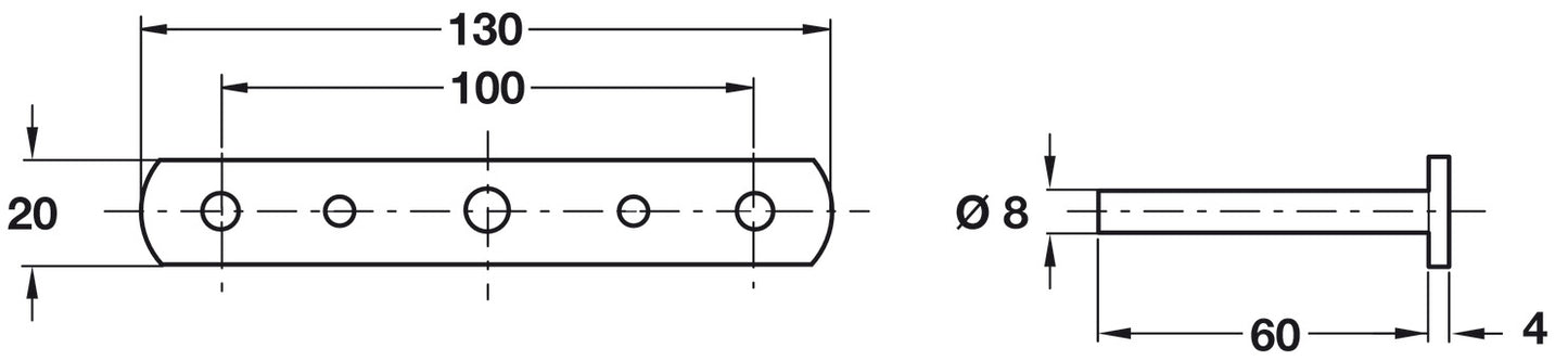 Bracket, for Concealed Shelf Support, Triade